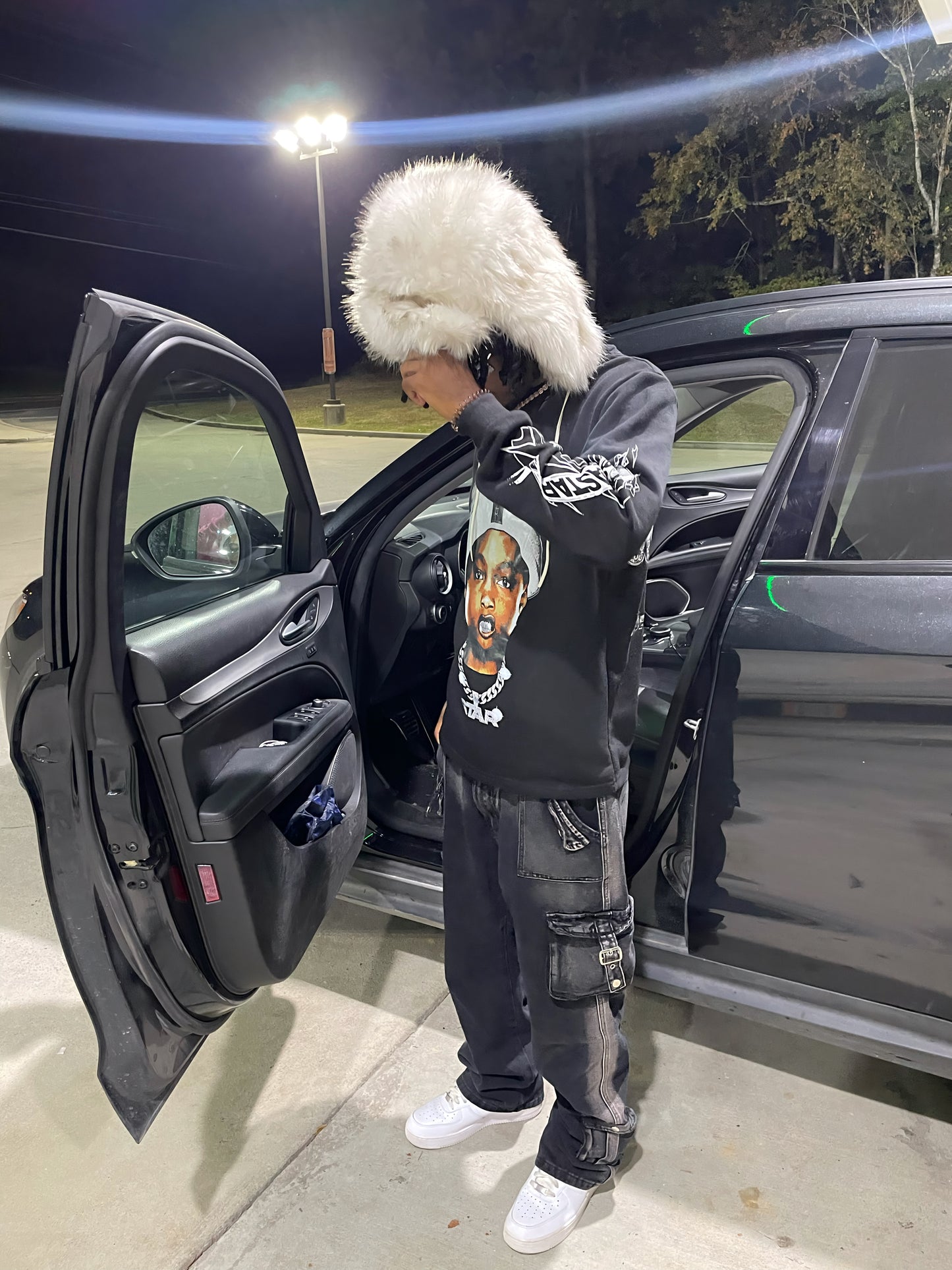 Black “How You Mad At Me” Sweatshirt