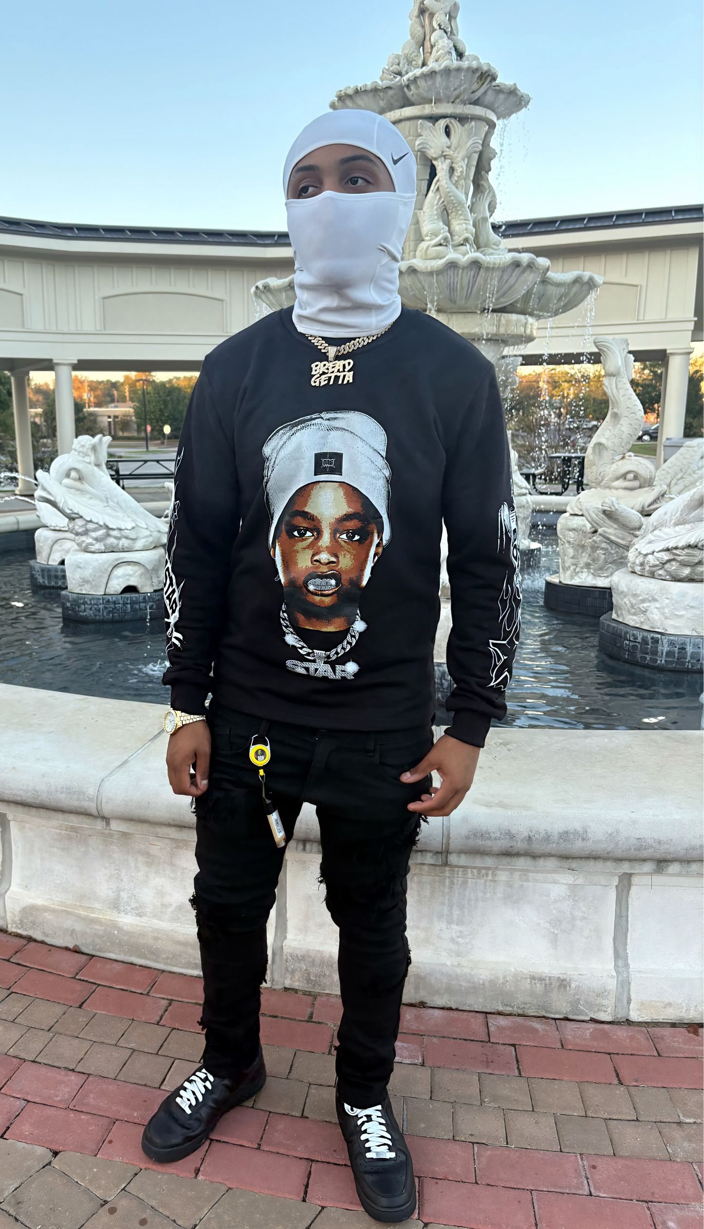 Black “How You Mad At Me” Sweatshirt