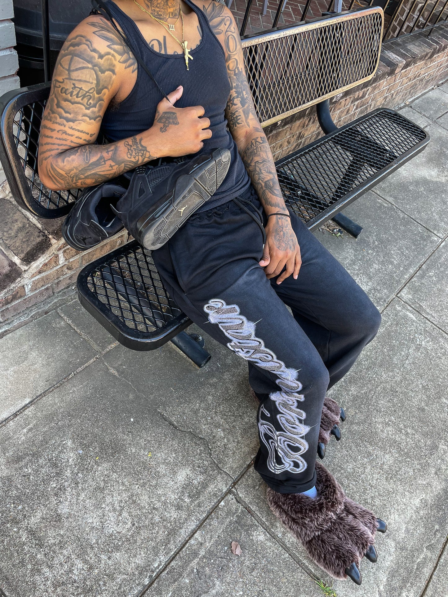 Midnight Black “Kokabiel” Sweats