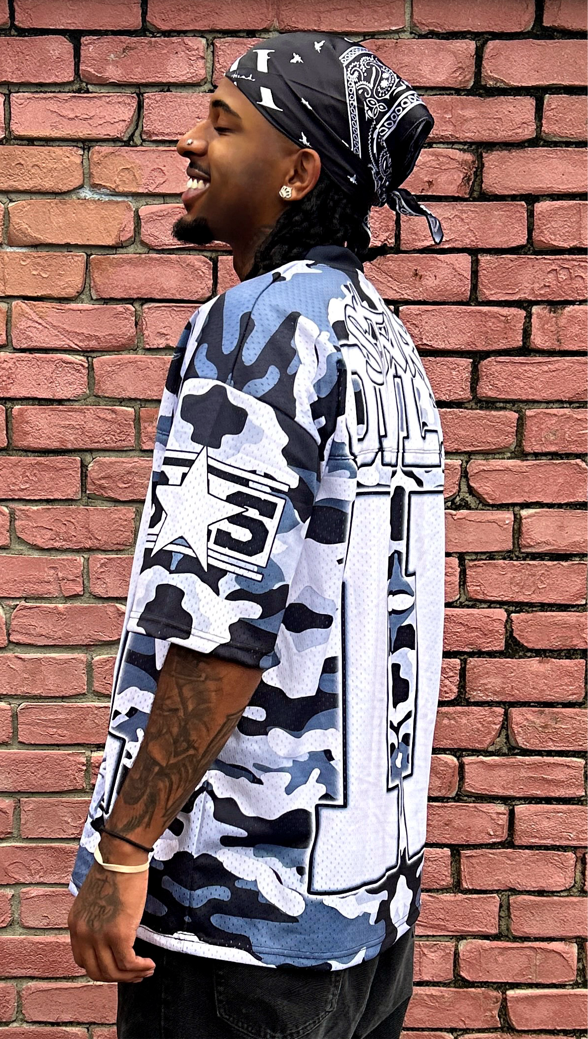 Grey Camo “Stars Only” Jersey