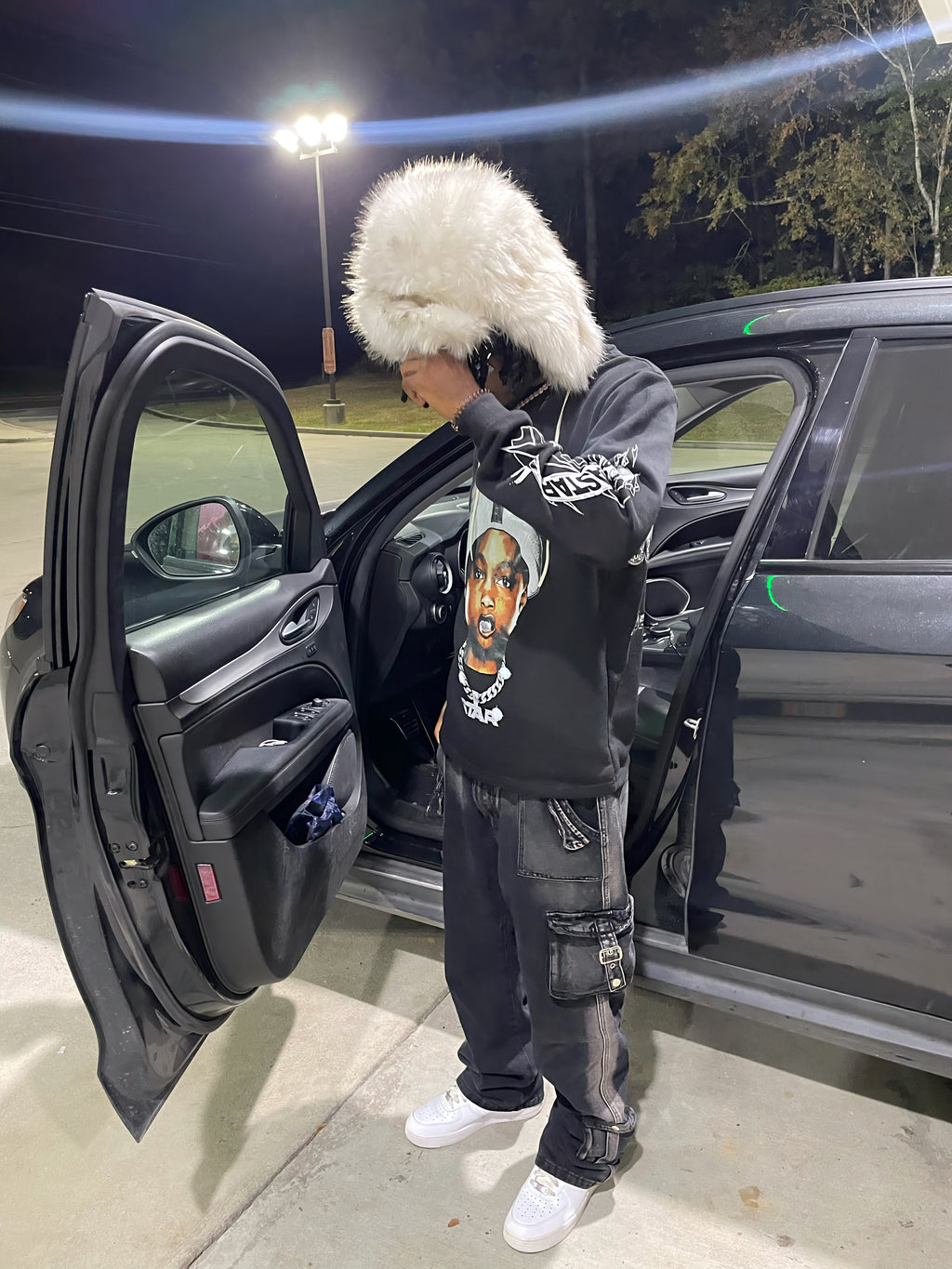 Black “How You Mad At Me” Sweatshirt