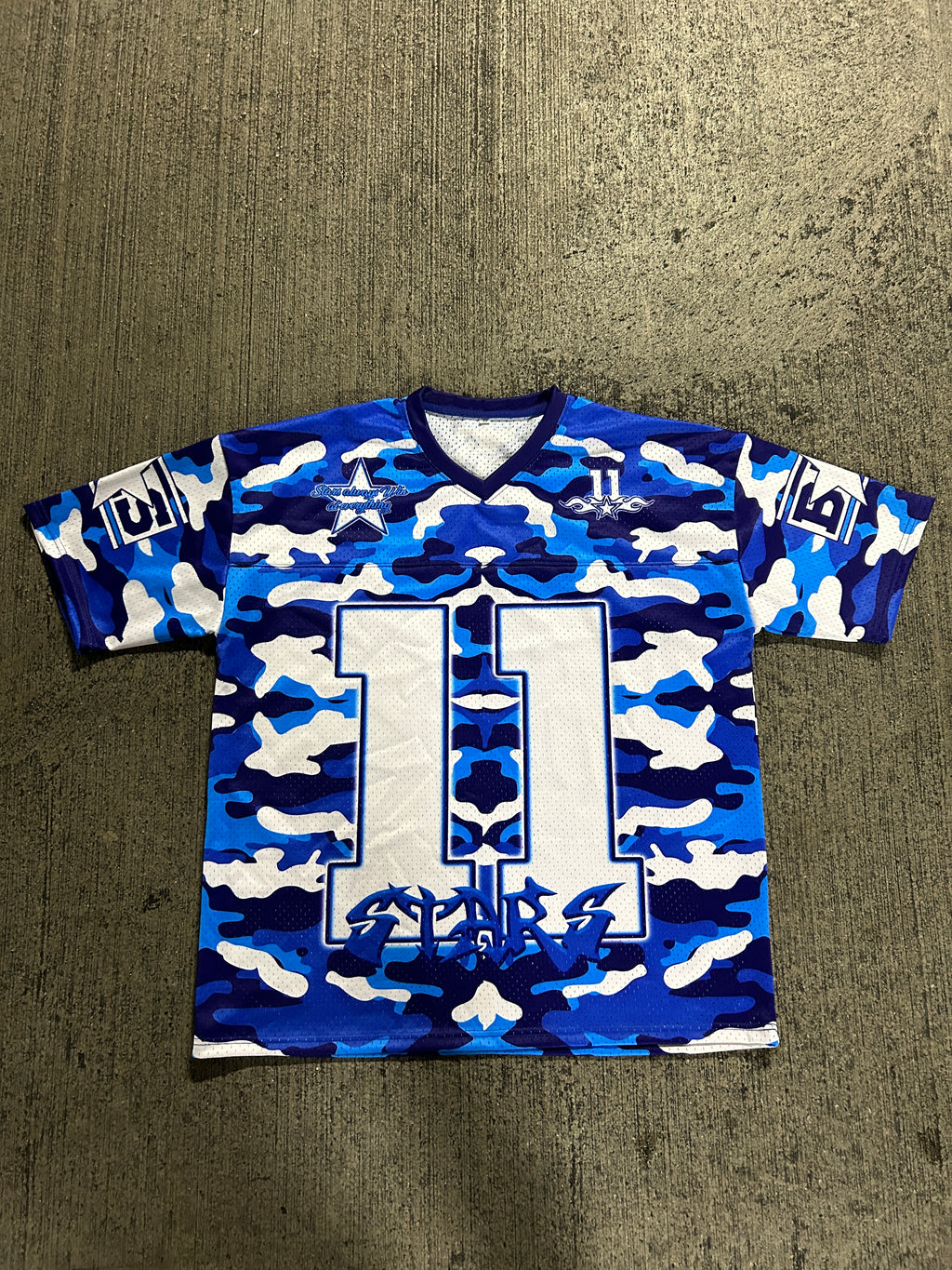 Blue Camo “Stars Only” Jersey