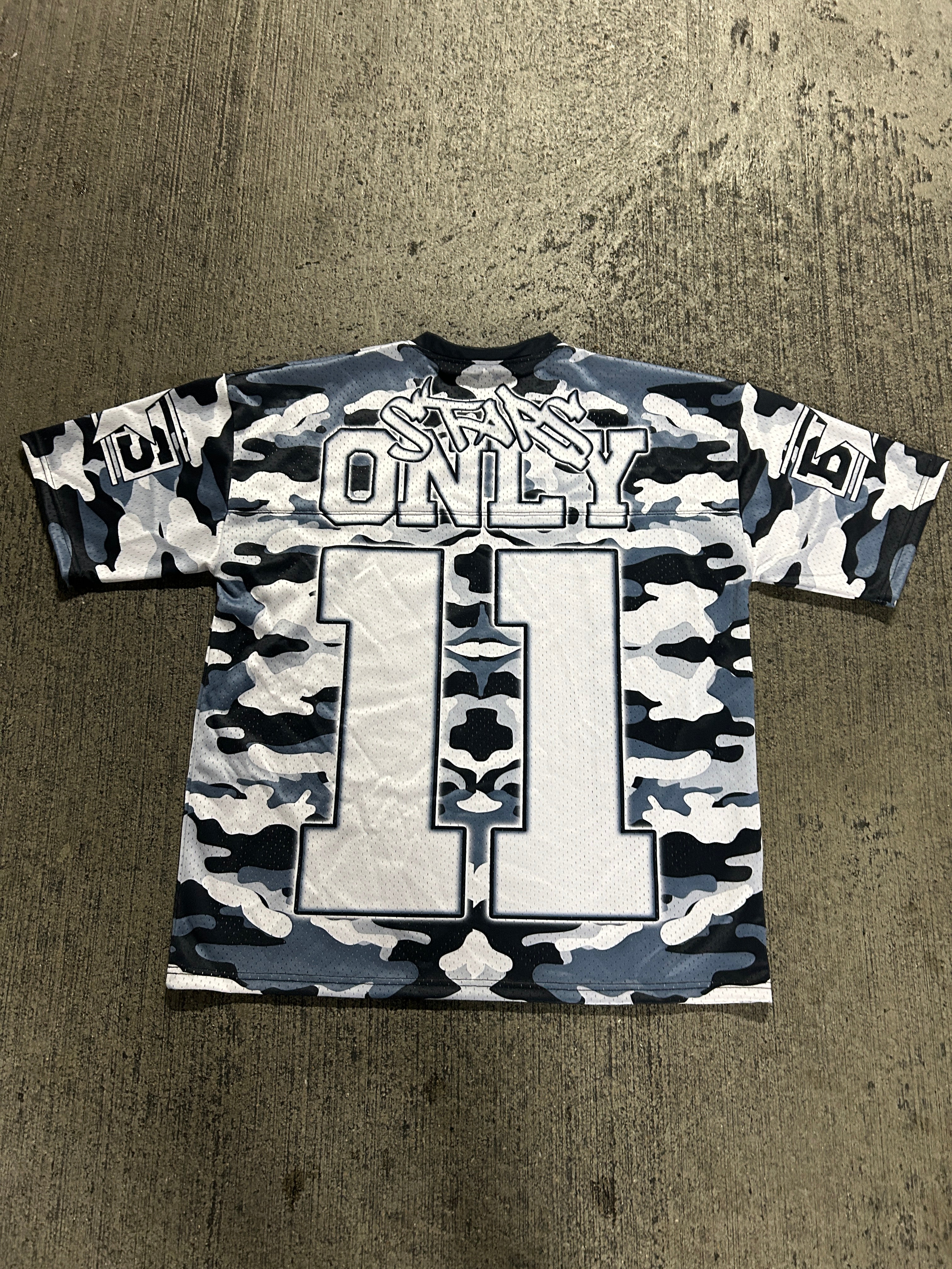 Grey Camo “Stars Only” Jersey