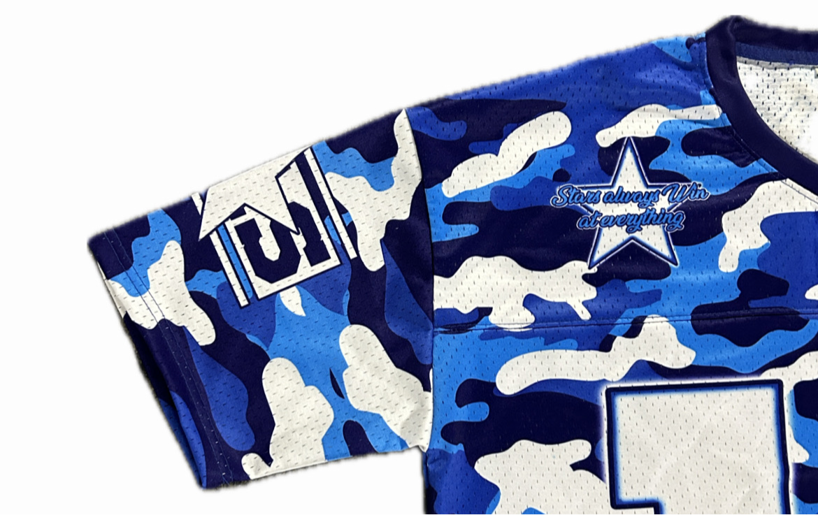 Blue Camo “Stars Only” Jersey