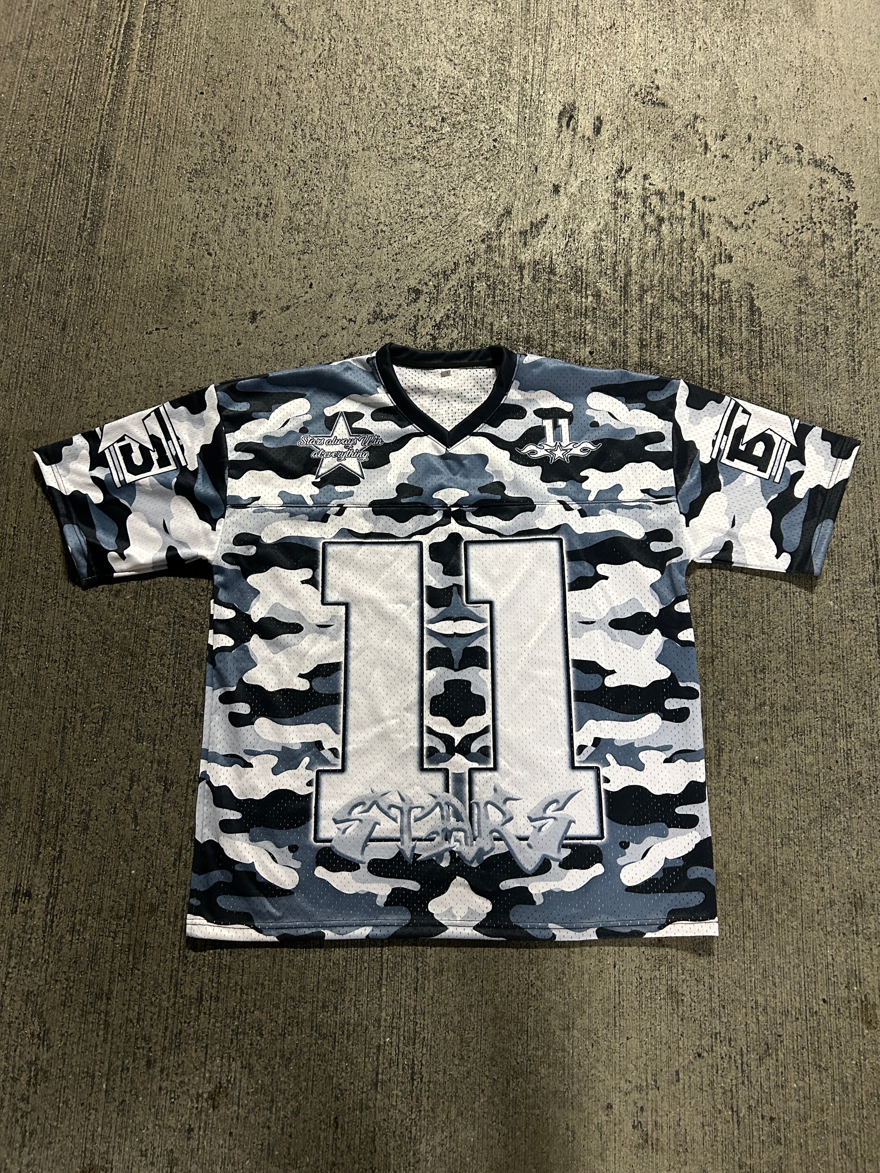 Grey Camo “Stars Only” Jersey