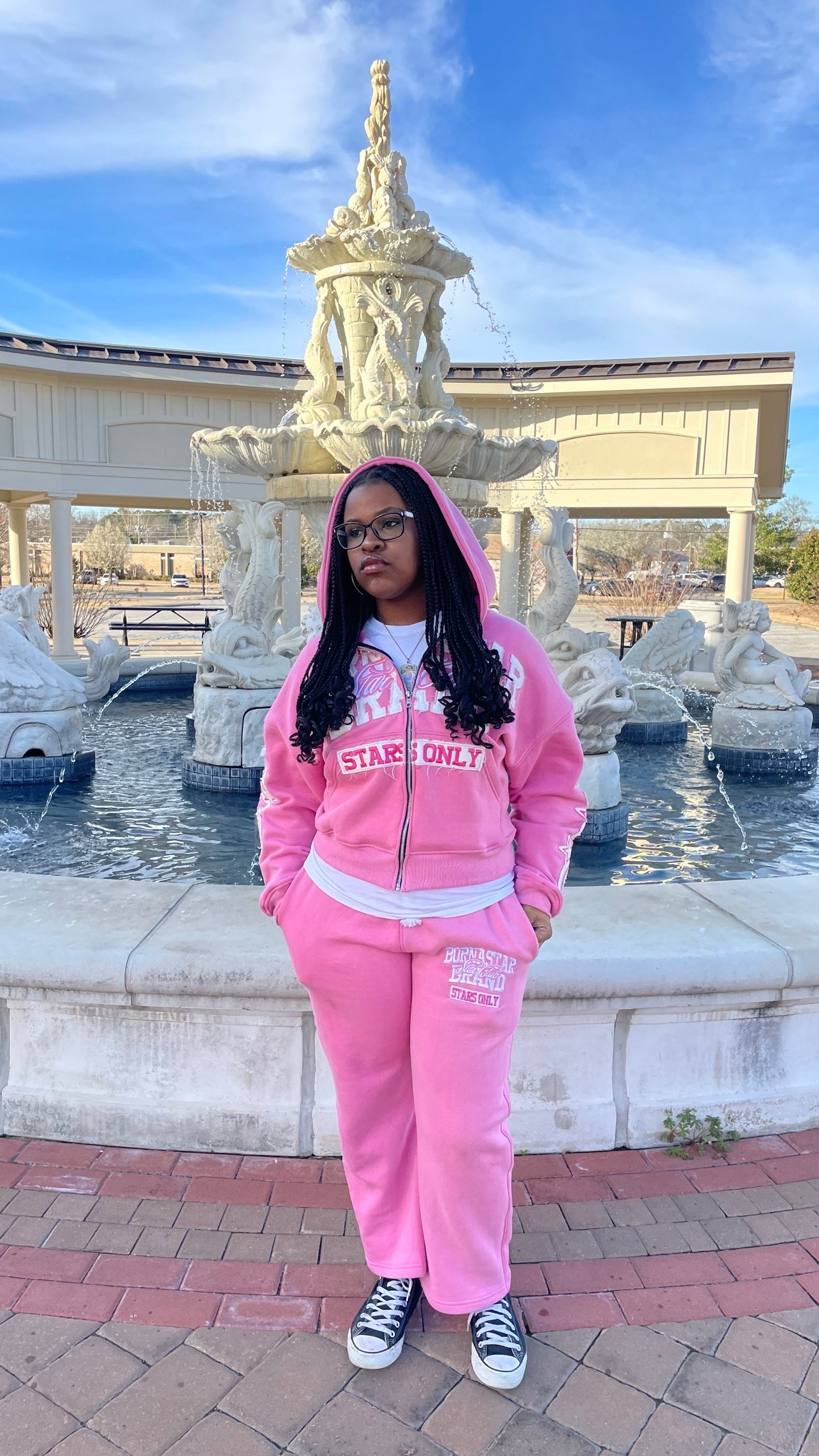 “Stars Only” Pink Jacket