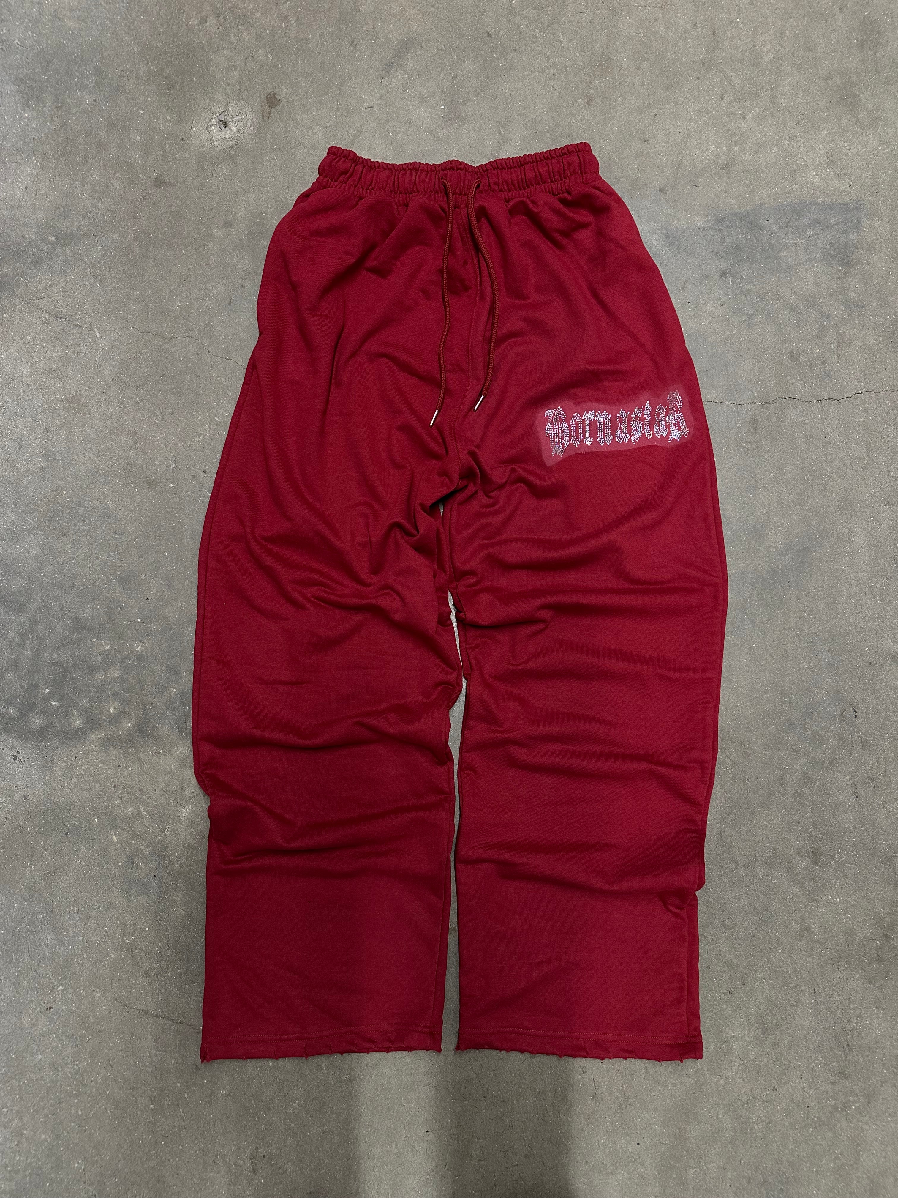 “Star Born” Red Velvet Sweats