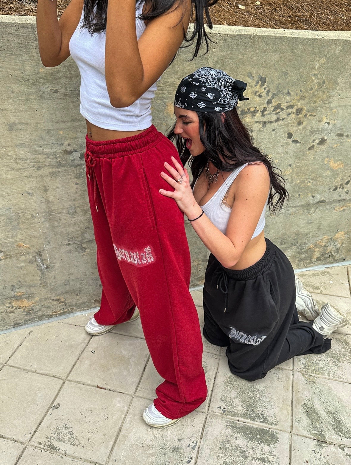 “Star Born” Red Velvet Sweats