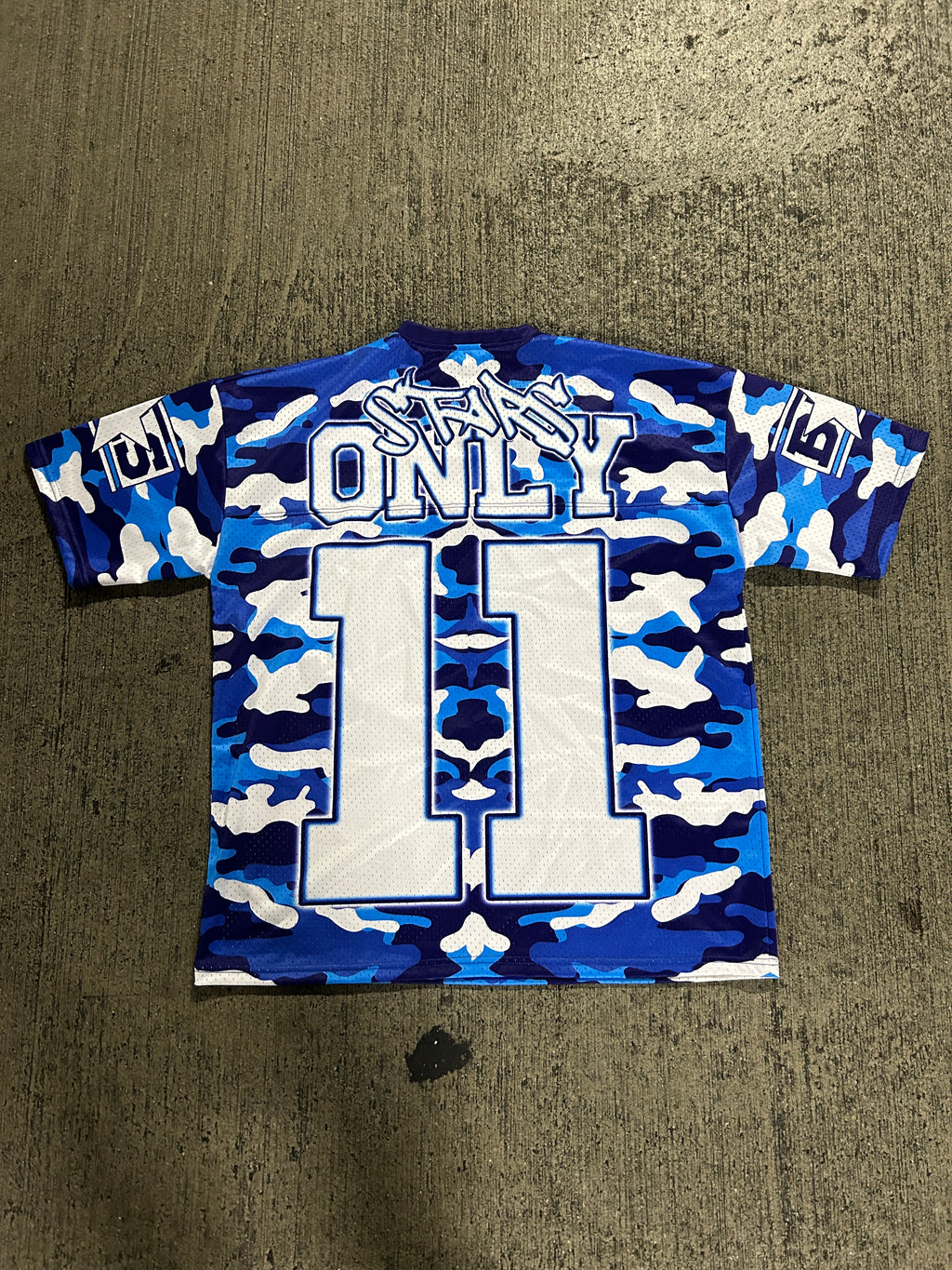 Blue Camo “Stars Only” Jersey