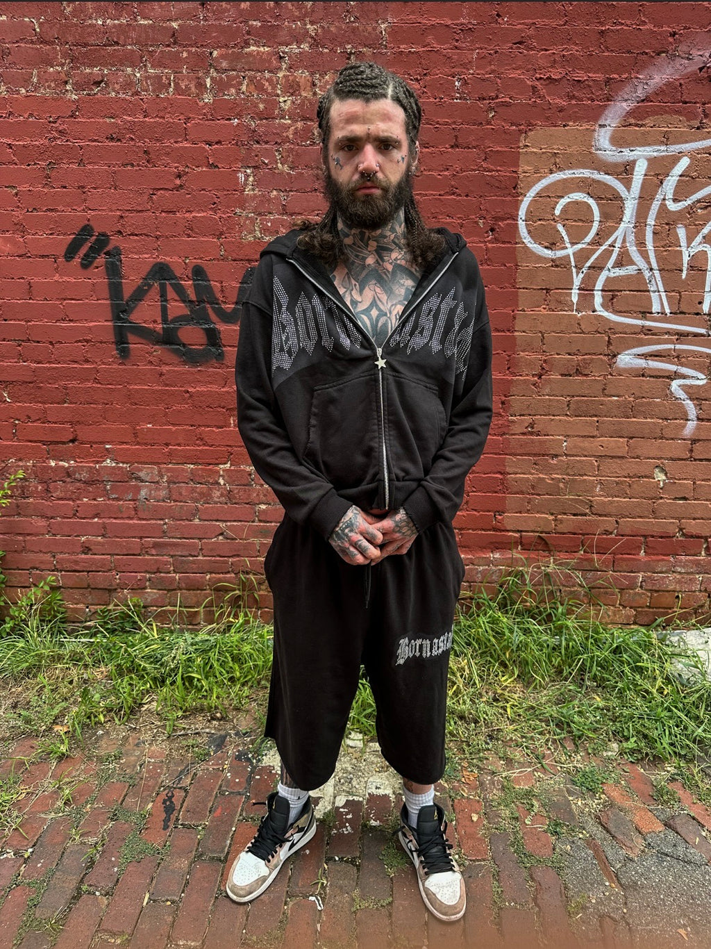 “Star Born” Midnight Black Shorts Set