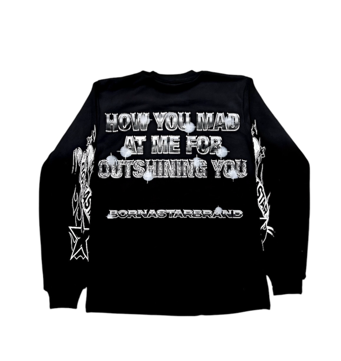 Black “How You Mad At Me” Sweatshirt