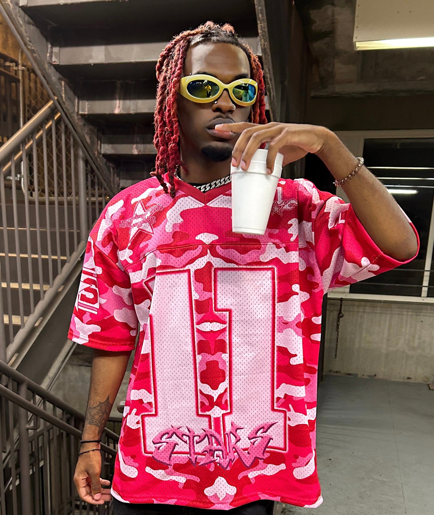 Pink Camo “Stars Only” Jersey