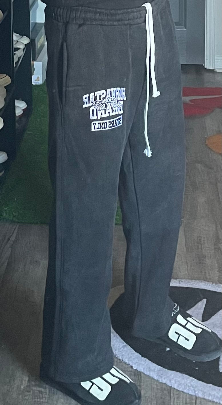 “Stars Only” Black Sweats
