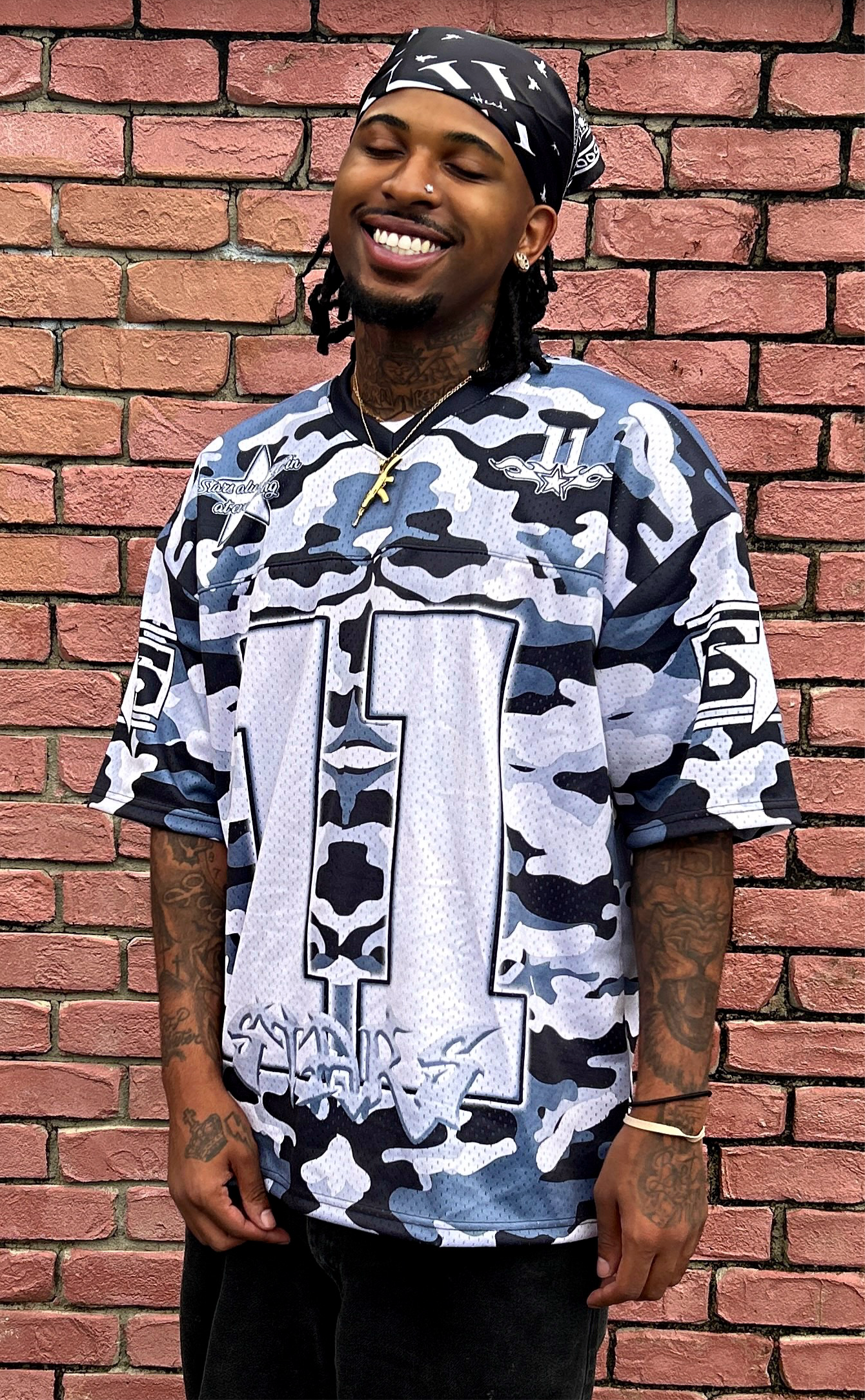 Grey Camo “Stars Only” Jersey