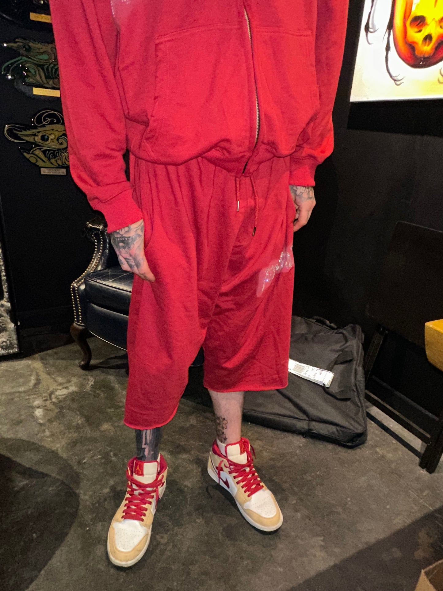 “Star Born” Red Velvet Shorts