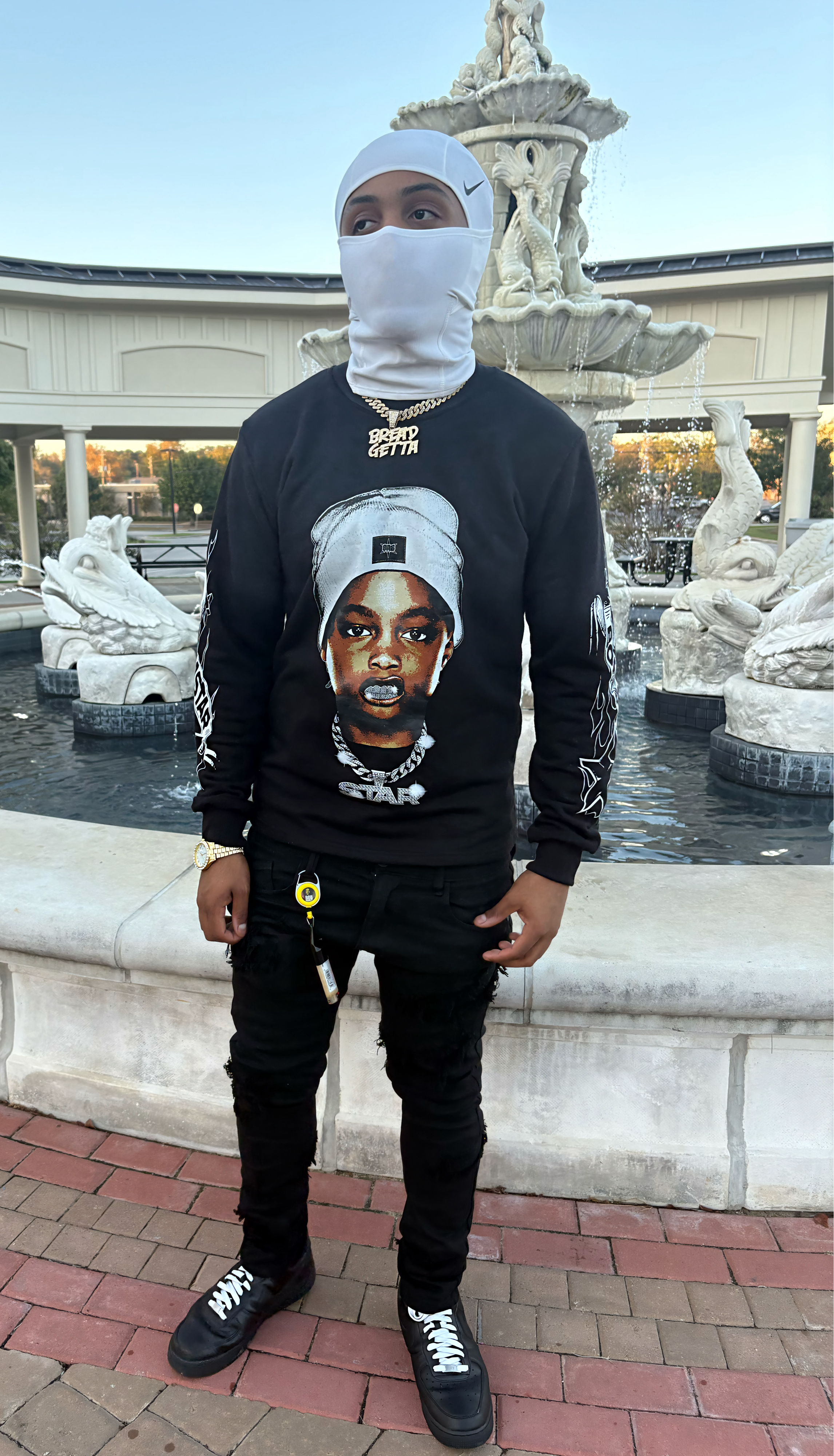 Black “How You Mad At Me” Sweatshirt