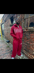 “Star Born” Red Velvet Jacket