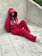 “Star Born” Red Velvet Jacket
