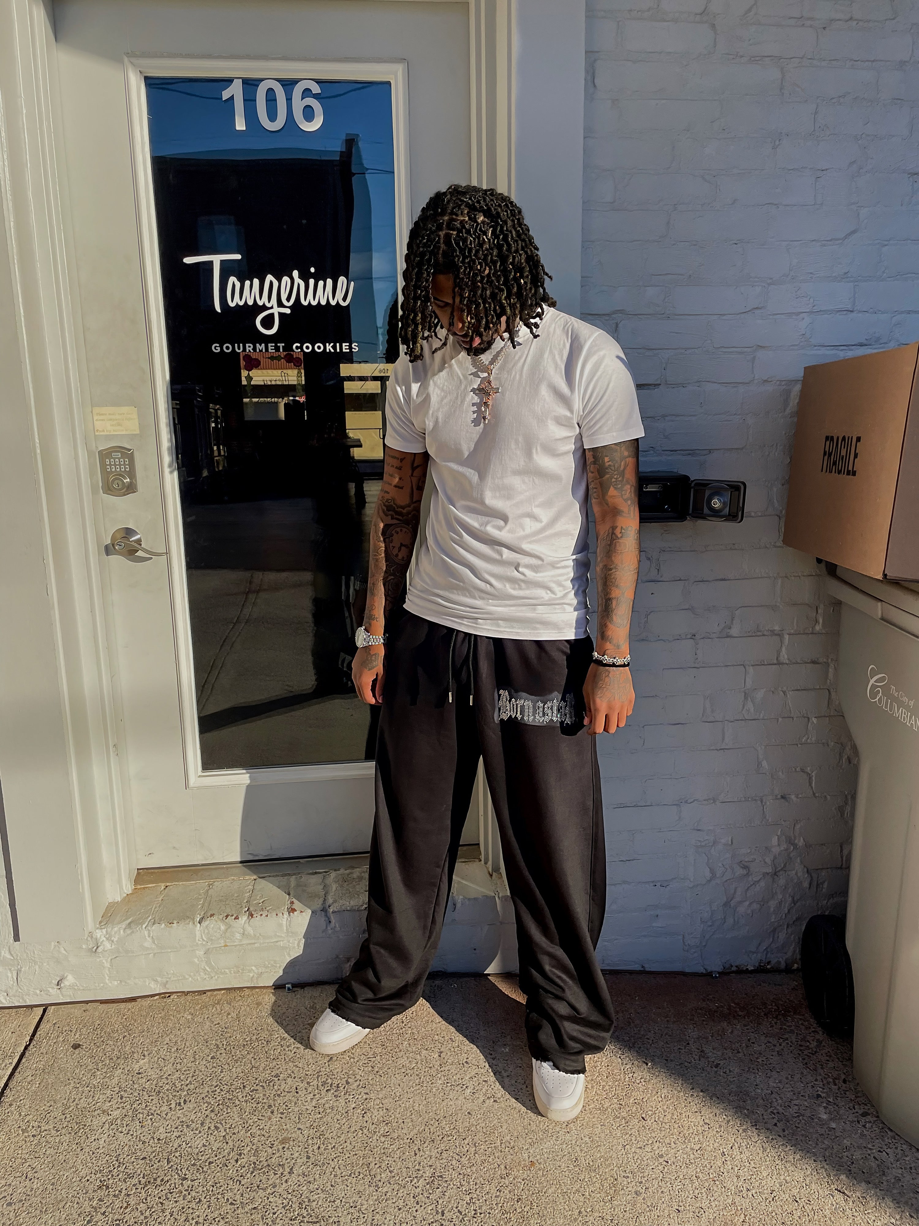 “Star Born” Midnight Black Sweats
