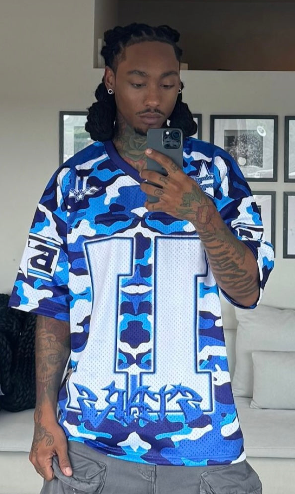 Blue Camo “Stars Only” Jersey