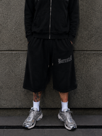 “Star Born” Midnight Black Shorts