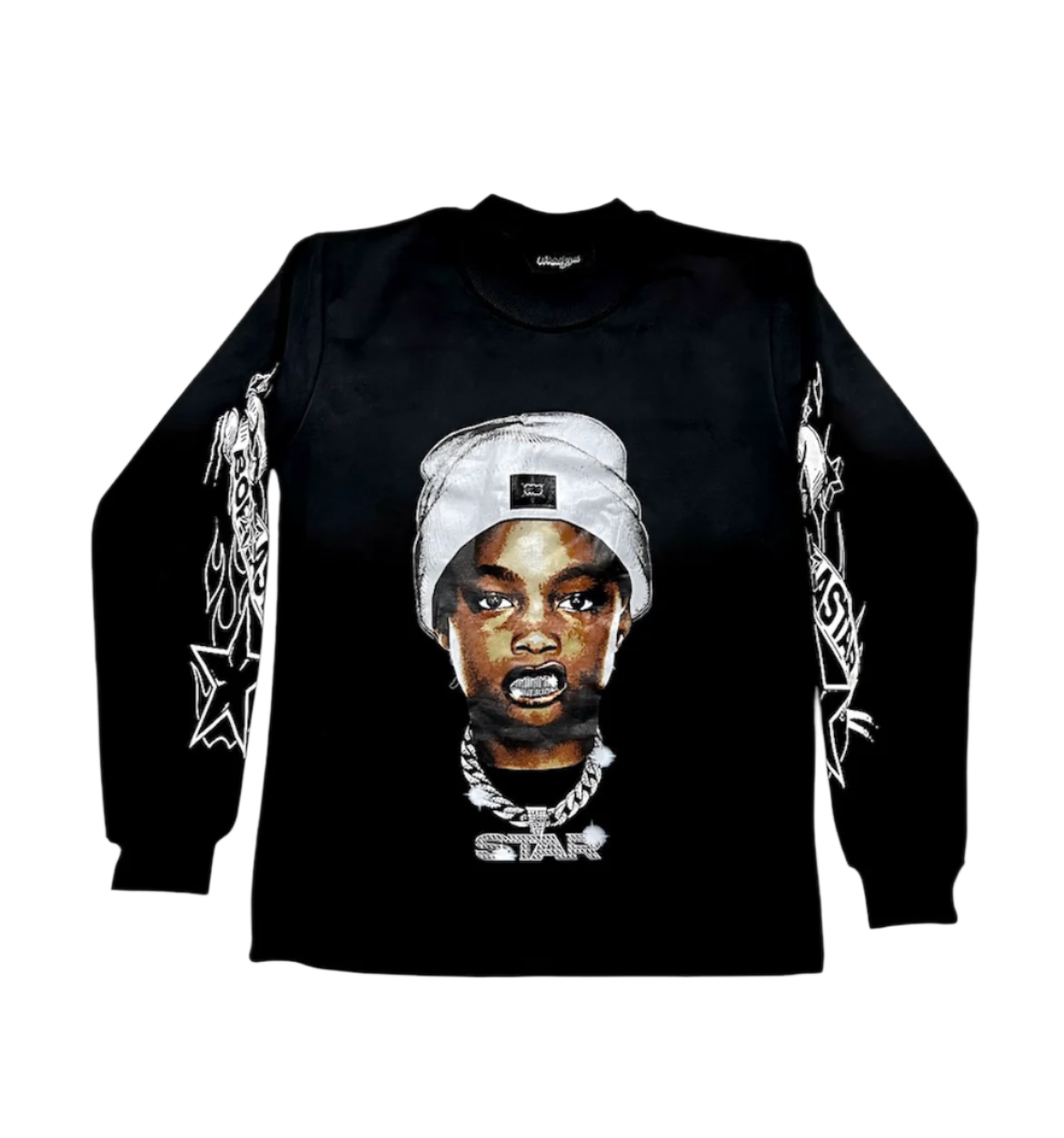 Black “How You Mad At Me” Sweatshirt