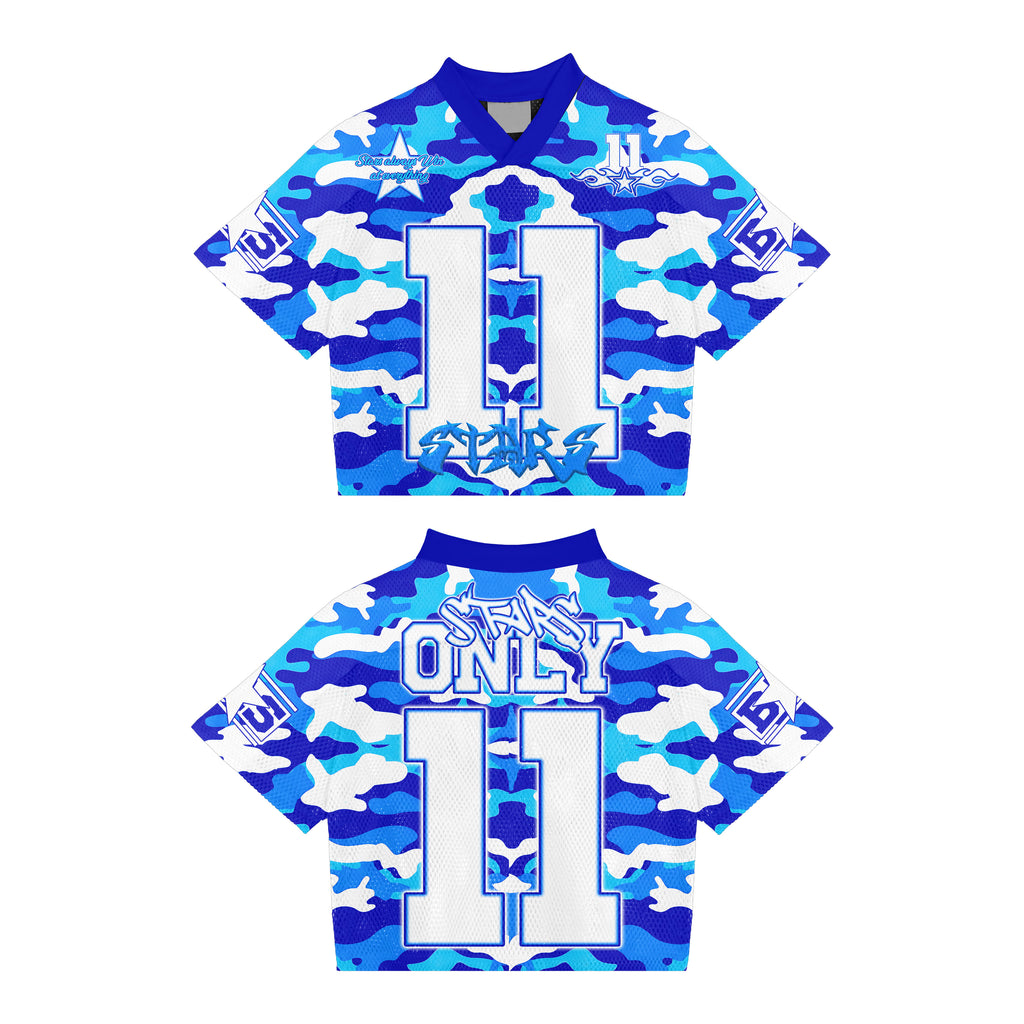 Blue Camo “Stars Only” Jersey
