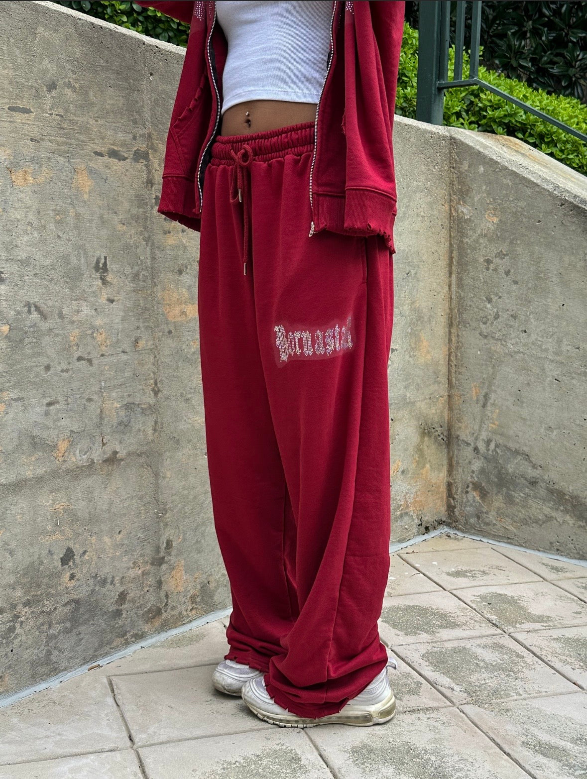 “Star Born” Red Velvet Sweats