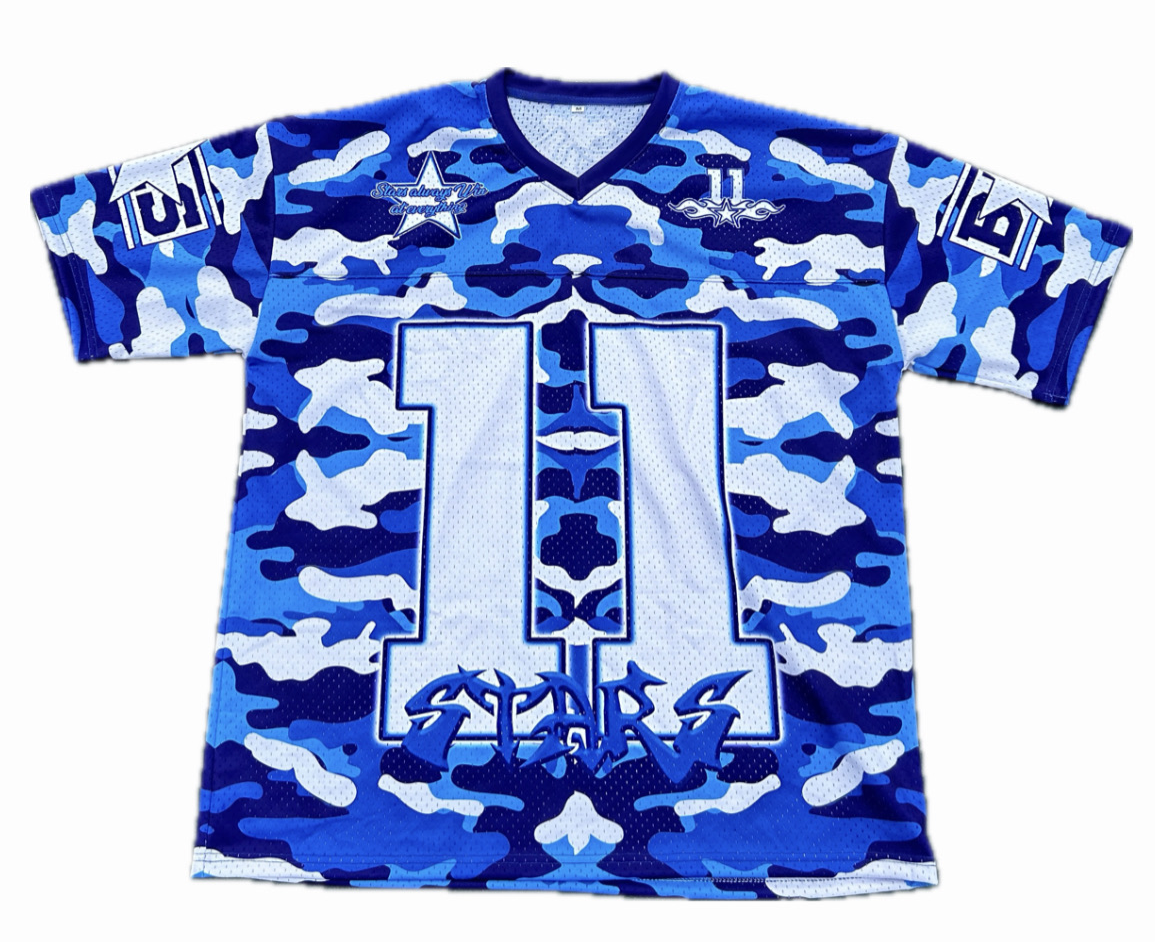 Blue Camo “Stars Only” Jersey