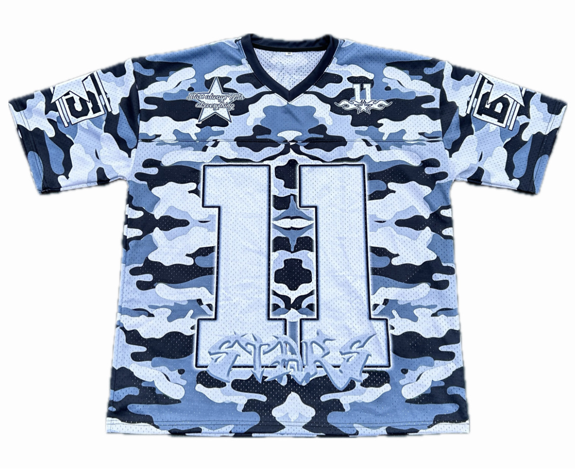 Grey Camo “Stars Only” Jersey