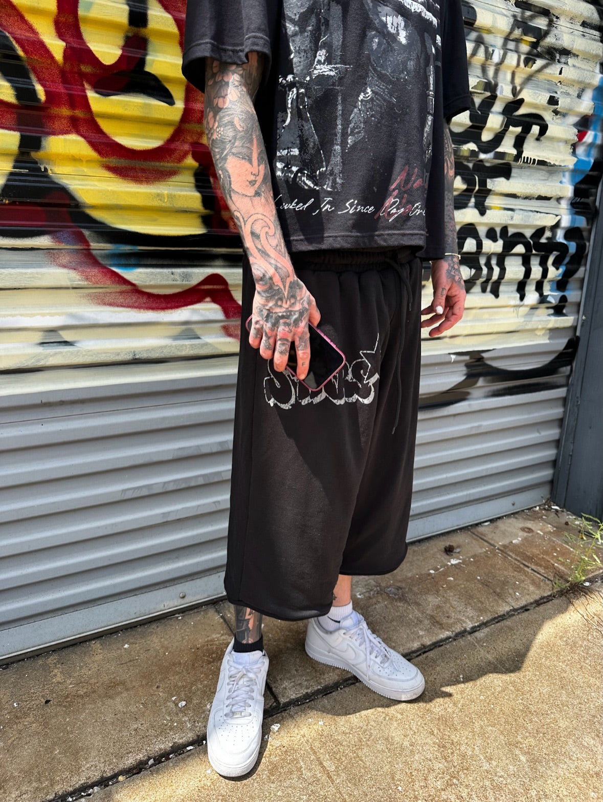 “Star Alter Ego” Reversible 3/4 Shorts