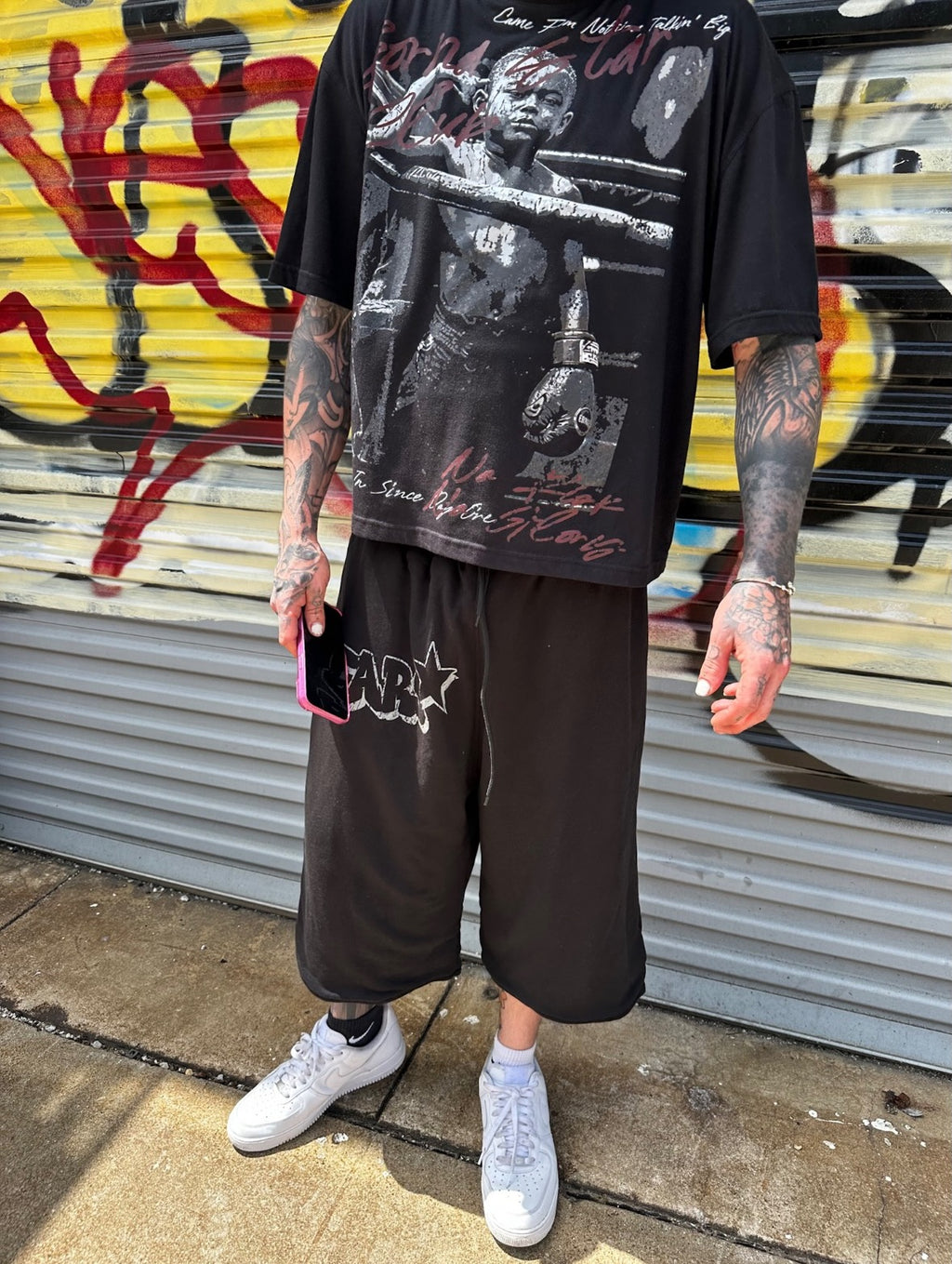 “Star Alter Ego” Reversible 3/4 Shorts